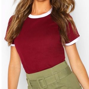 Red shirt, size small